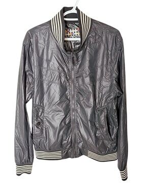 COAX 76 Men’s Vintage Black National Formula 1 Race Jacket Bomber Zipper Size XL